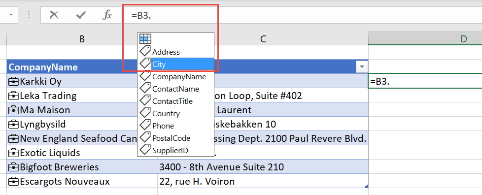 Screenshot of Cell period reference.