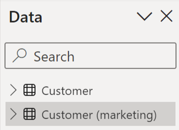 Caixa de diálogo que permite especificar regras de desduplicação a serem aplicadas ao carregar de um modelo semântico do Power BI ou modelo do Analysis Services.