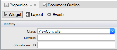 O aplicativo Phoneword define o ViewController como o controlador de exibição