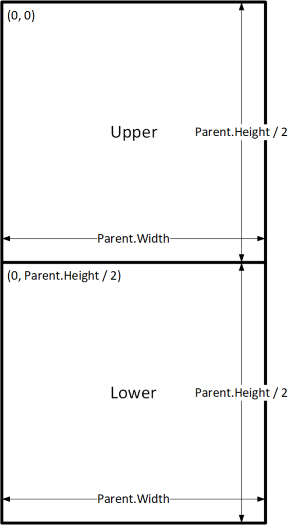 Элементы управления Upper и Lower.