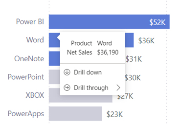 Screenshot of an example of a modern visual tooltip.