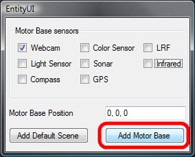 Simple Simulated Robot Motorbase