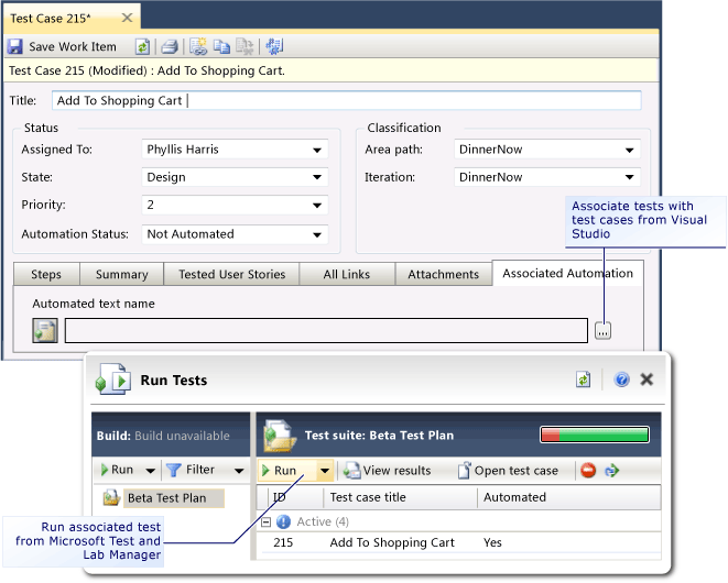 Run Automated Tests Using Microsoft Test Manager