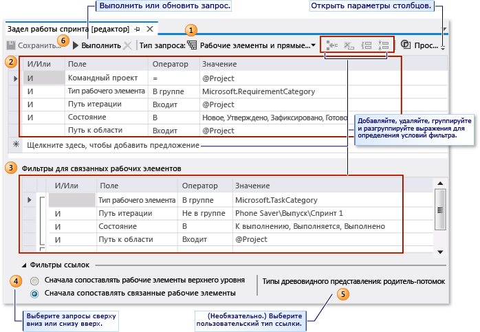 Части запроса