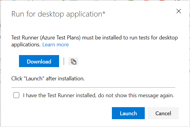 Azure Test Runner install