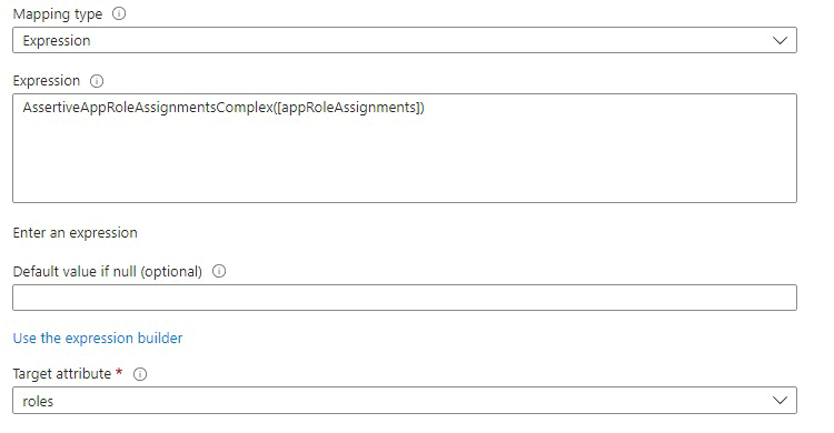 Lägg till AssertiveAppRoleAssignmentsComplex