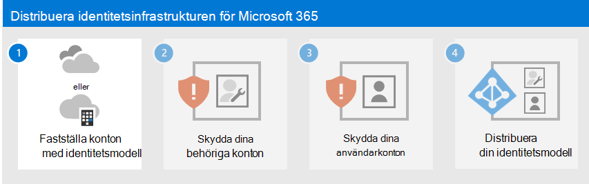 Fastställa identitetsmodellen som ska användas för din Microsoft 365-klientorganisation