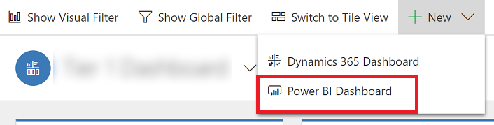 Lägg till Power BI instrumentpanel.