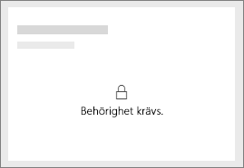 Screenshot that shows the Power BI locked tile.