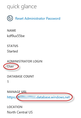 SQL Veritabanı Sunucu Panosu