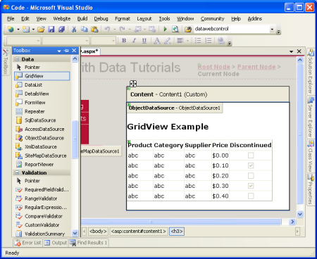 GridView'ın BoundField'leri Özelleştirildi