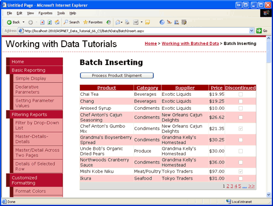 GridView, Ürünler ve Teklifler Sıralama ve Sayfalama Özelliklerini Listeler