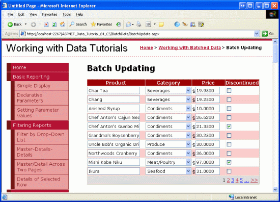 Her GridView Satırı Düzenlenebilir