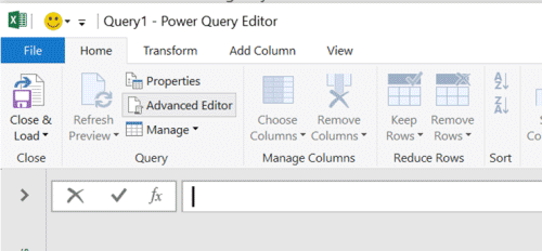 Excel Gelişmiş sorgu düzenleyicisi