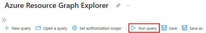 Azure Kaynak Grafı sorgusunu çalıştırma