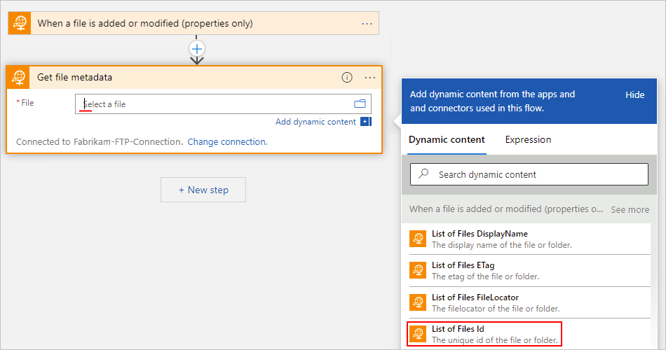 Screenshot shows Consumption workflow designer, 