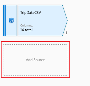 Azure portalında bir veri akışına başka bir veri kaynağı ekleme işleminin ekran görüntüsü.