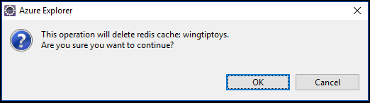 Delete redis cache prompt