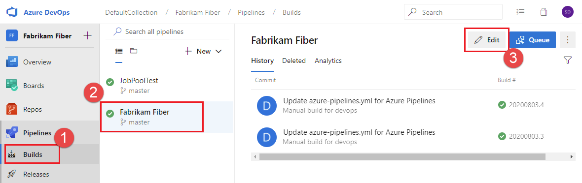 Azure DevOps Server 2019'da işlem hattı ayrıntıları