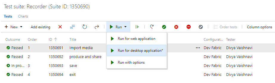 Azure Test Çalıştırıcısı