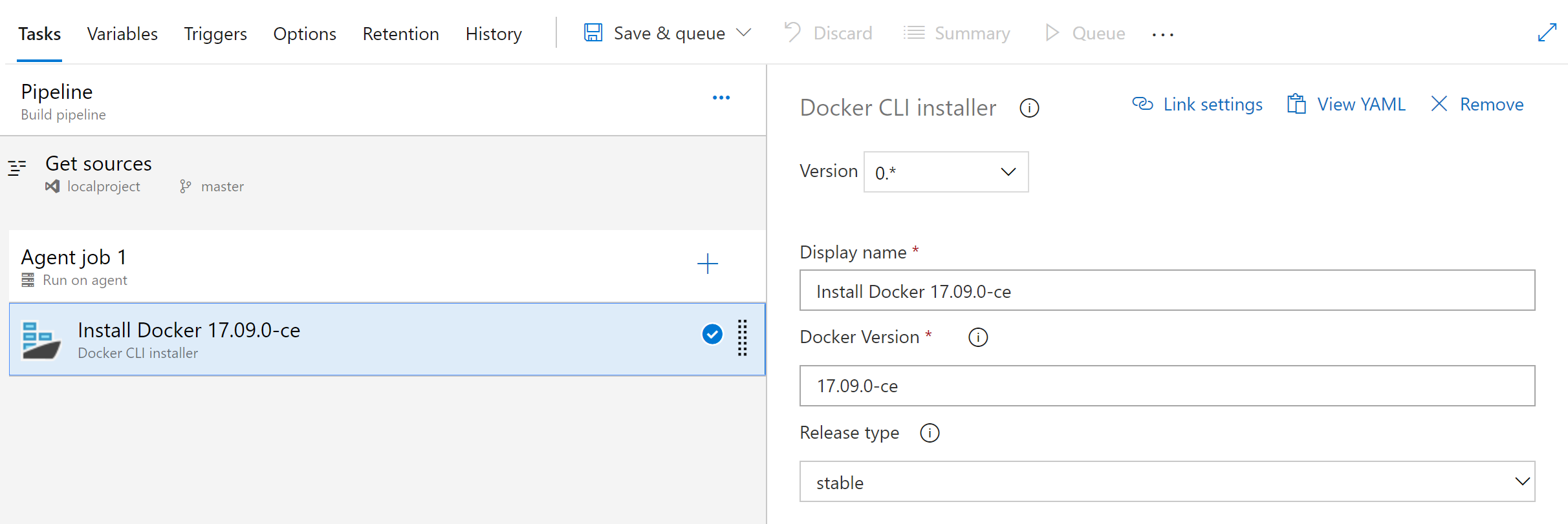 DockerCLI'nin yüklü olduğunu gösteren ekran görüntüsü.