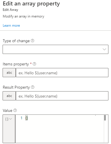 Edit an Array Property