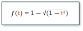 CircleEase için matematiksel formül CircleEase