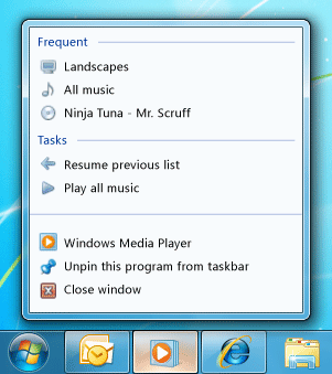 Windows Media Player Atlama Listesi