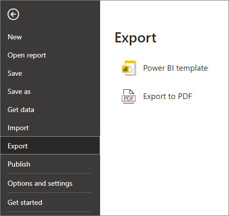 Screenshot showing export to PDF from Desktop.