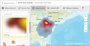 ArcGIS haritasının ekran görüntüsü.