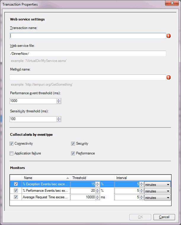 Web hizmeti ASP.NET Sunucu tarafı işlem ekran görüntüsü.