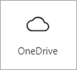 OneDrive 仪表板 卡图标的屏幕截图。