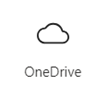 OneDrive 卡图标的插图。