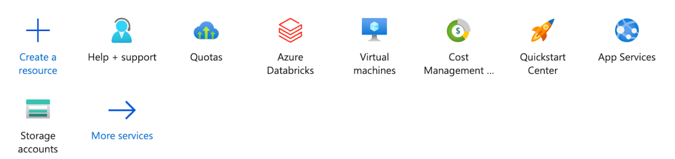 转到 Azure 门户的“帮助 + 支持”部分