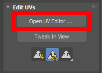 打开 UV 编辑器。