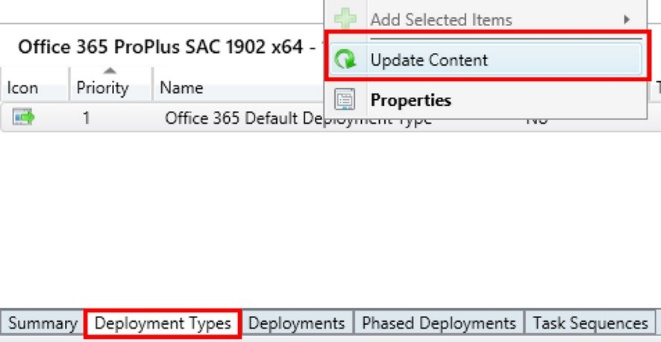 显示 Configuration Manager 控制台的屏幕截图。