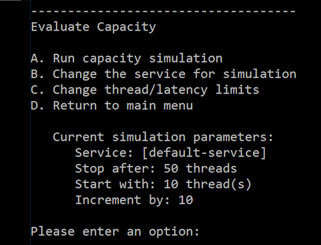 Test Parameters