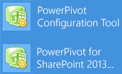 两个 powerpivot 配置工具