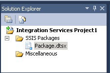 Integration Services 项目中的