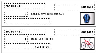 具有 4 个字段和一个图像的列表的预览