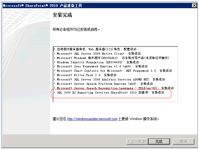 SSRS 外接程序已安装。