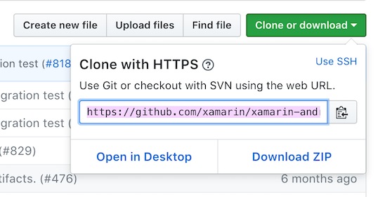 github url displayed