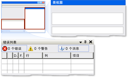 具有两个停靠子级的停靠容器。