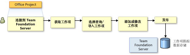 将工作项导入到 Office Project 中