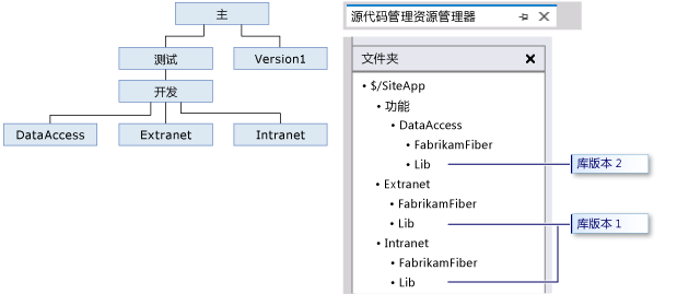 分支结构中的库文件夹