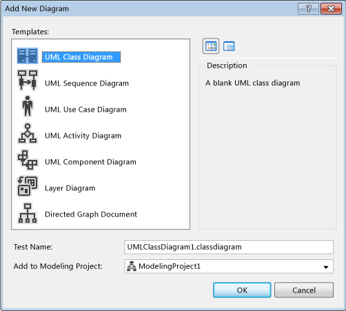 Add New Diagram dialog