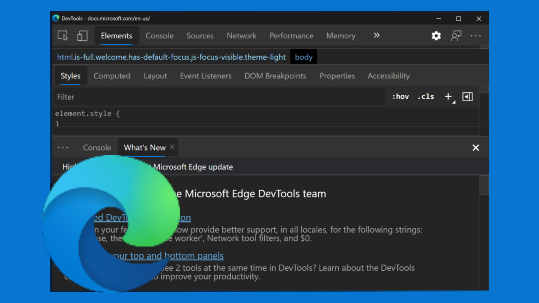 Microsoft Edge 开发工具图标