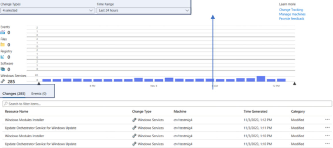 從 Log Analytics 到 Azure 監視代理程式的資料比較的螢幕擷取畫面。