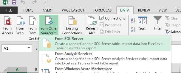 從其他來源的 Excel 匯入