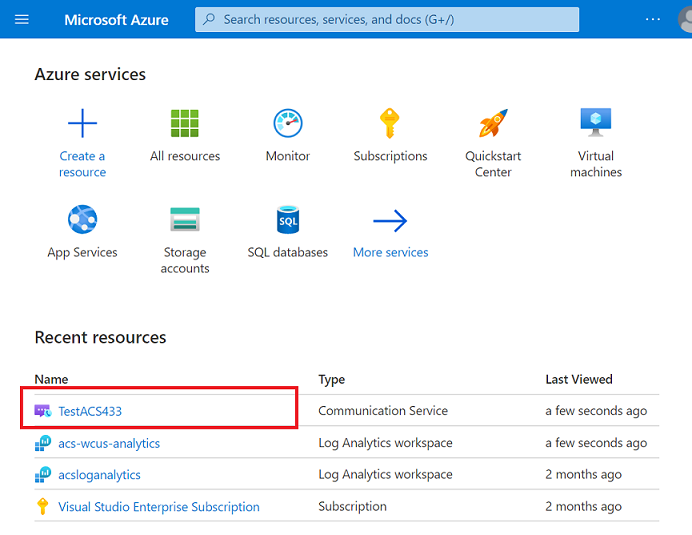 Communications Services resource